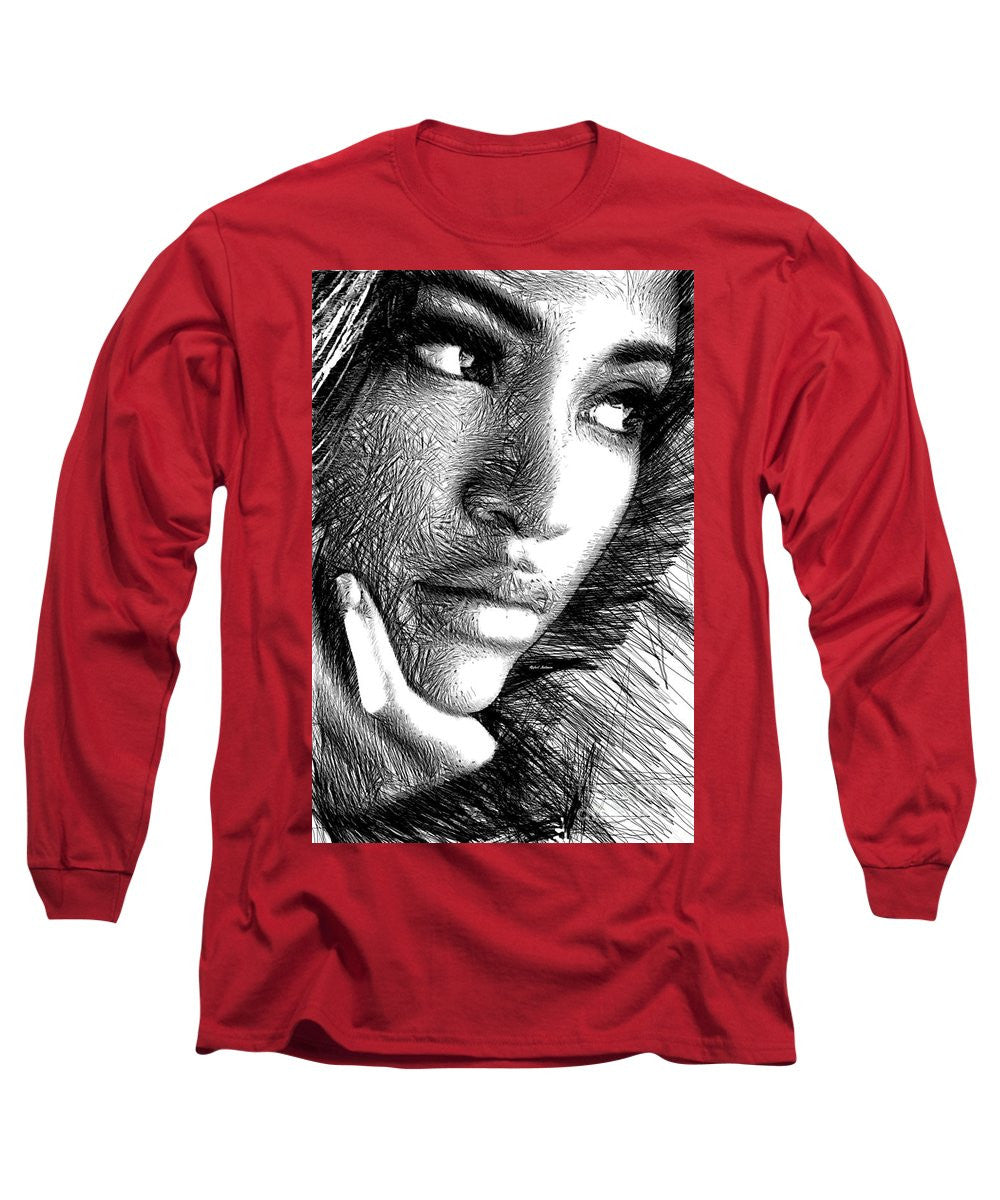 Long Sleeve T-Shirt - Puzzled Look