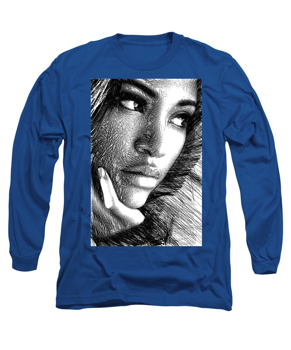 Long Sleeve T-Shirt - Puzzled Look