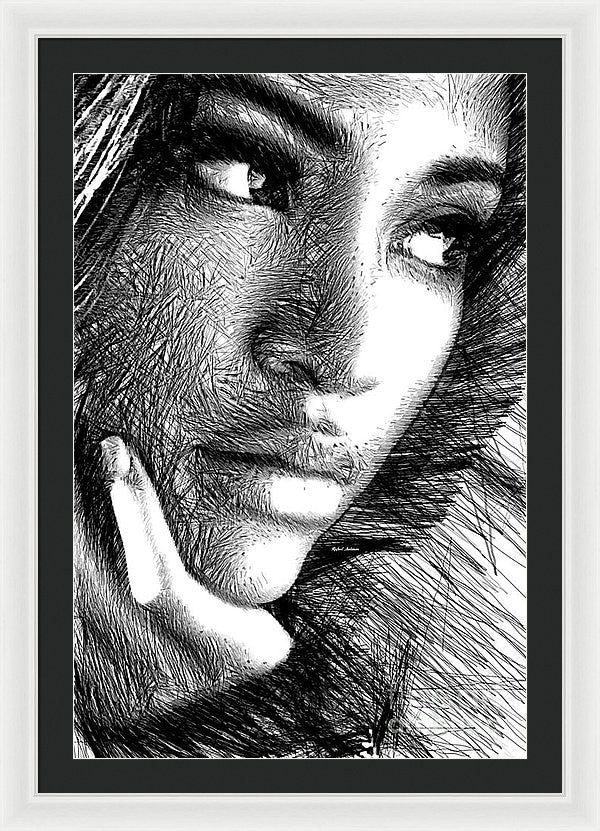 Framed Print - Puzzled Look