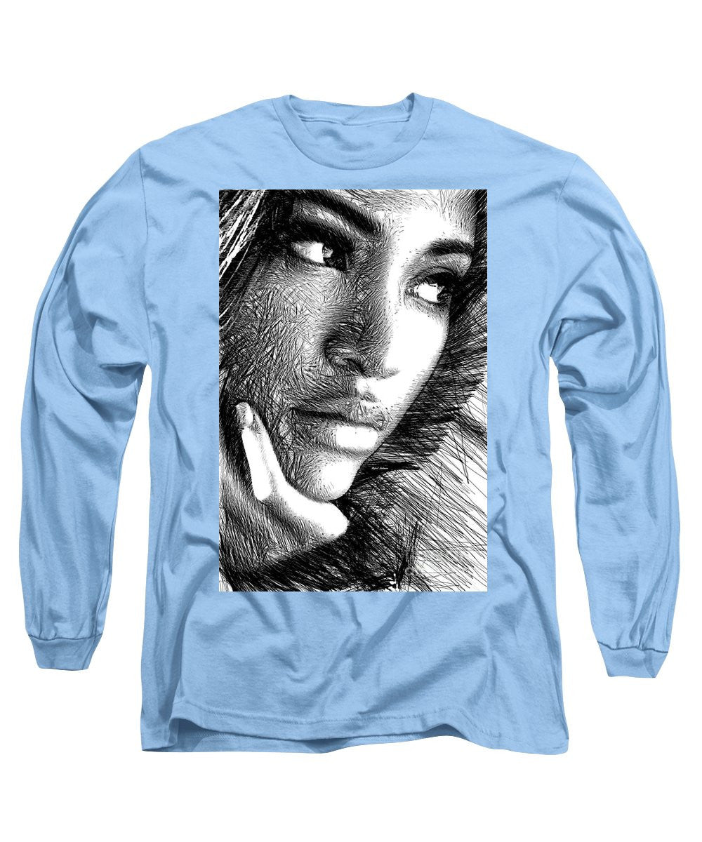 Long Sleeve T-Shirt - Puzzled Look