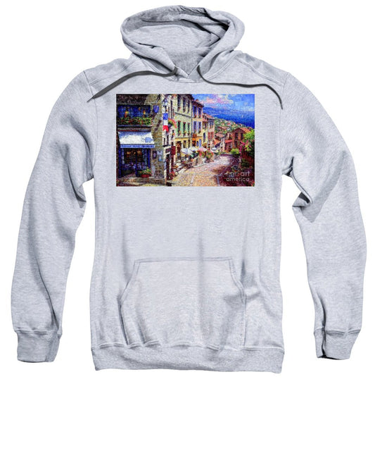 Sweatshirt - Quaint Streets From Nice France.