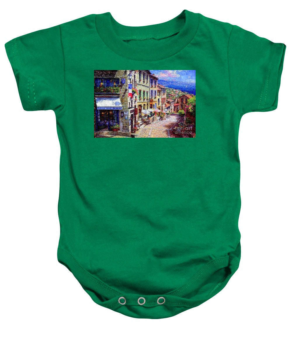 Baby Onesie - Quaint Streets From Nice France.