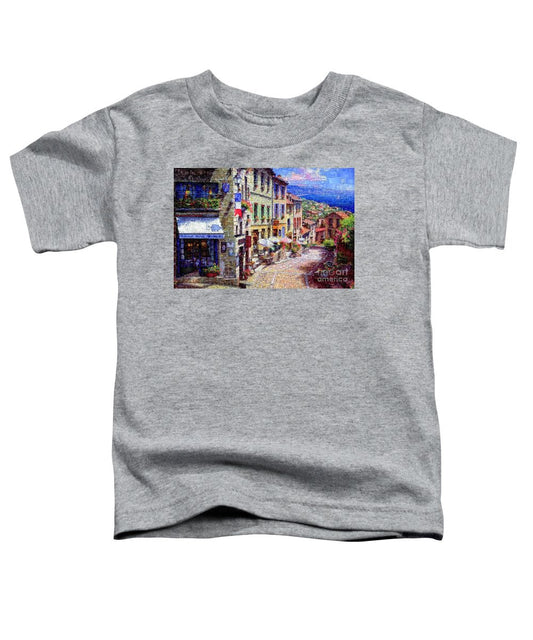 T-shirt pour tout-petits – Rues pittoresques de Nice, France.