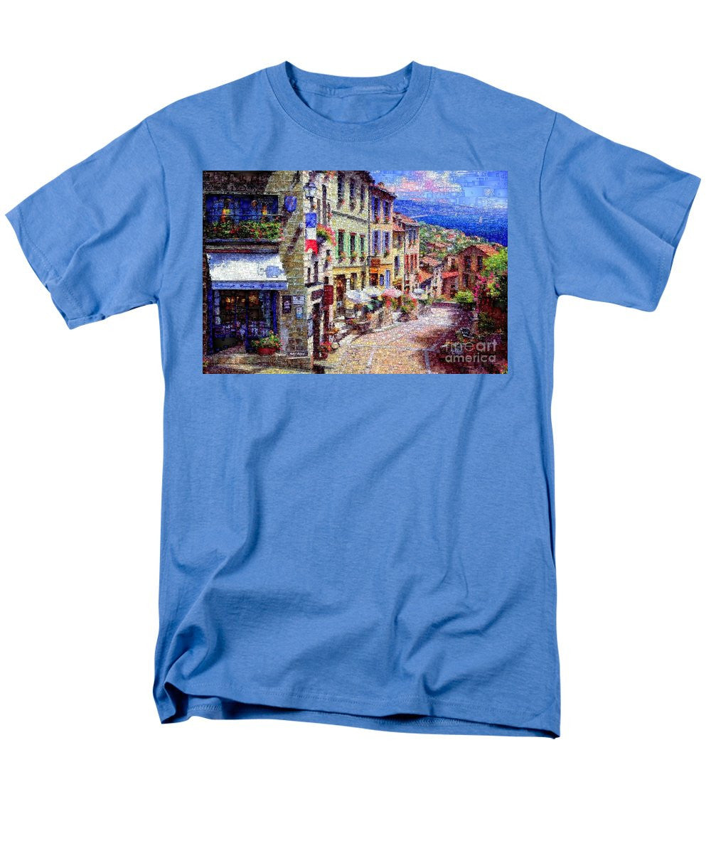 Men's T-Shirt  (Regular Fit) - Quaint Streets From Nice France.