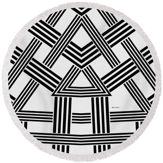 Rafters - Round Beach Towel