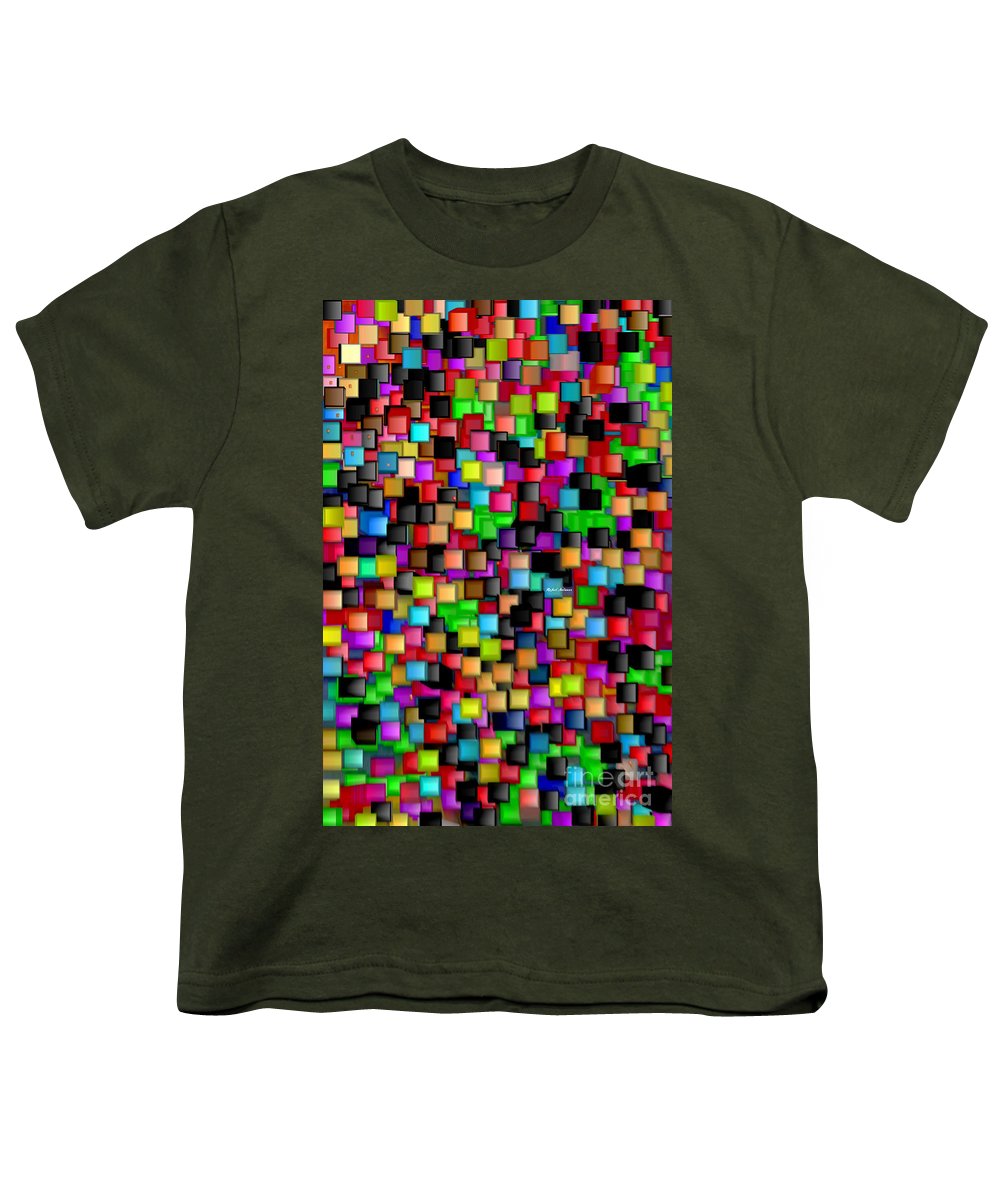 Rainbow Checkers 2 - Youth T-Shirt