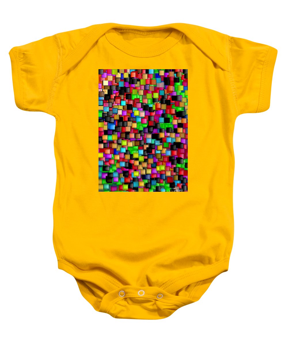 Rainbow Checkers 2 - Baby Onesie