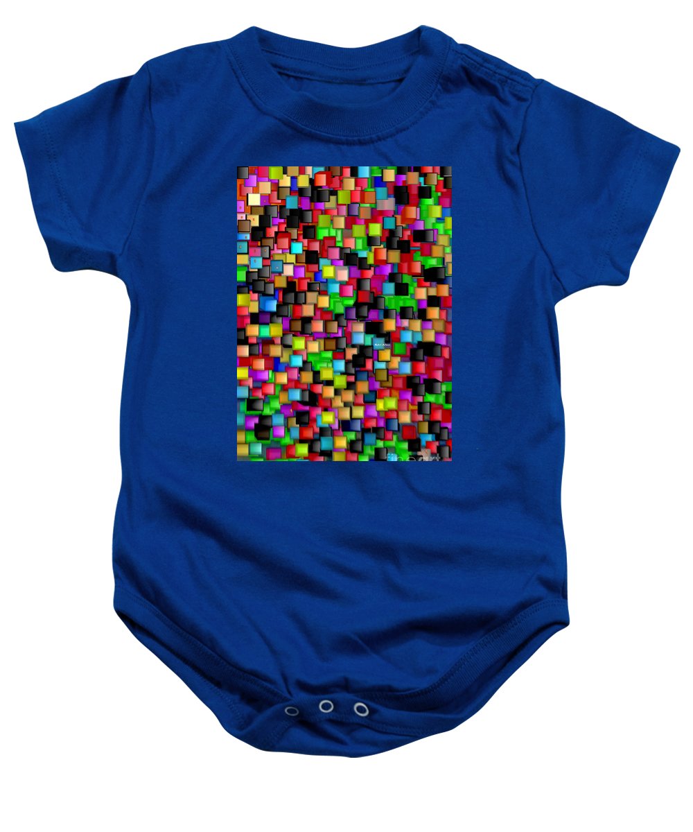 Rainbow Checkers 2 - Baby Onesie