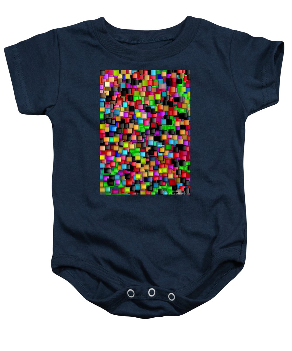 Rainbow Checkers 2 - Baby Onesie