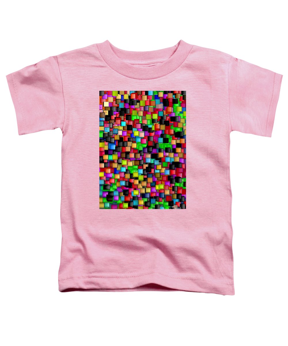 Rainbow Checkers 2 - Toddler T-Shirt