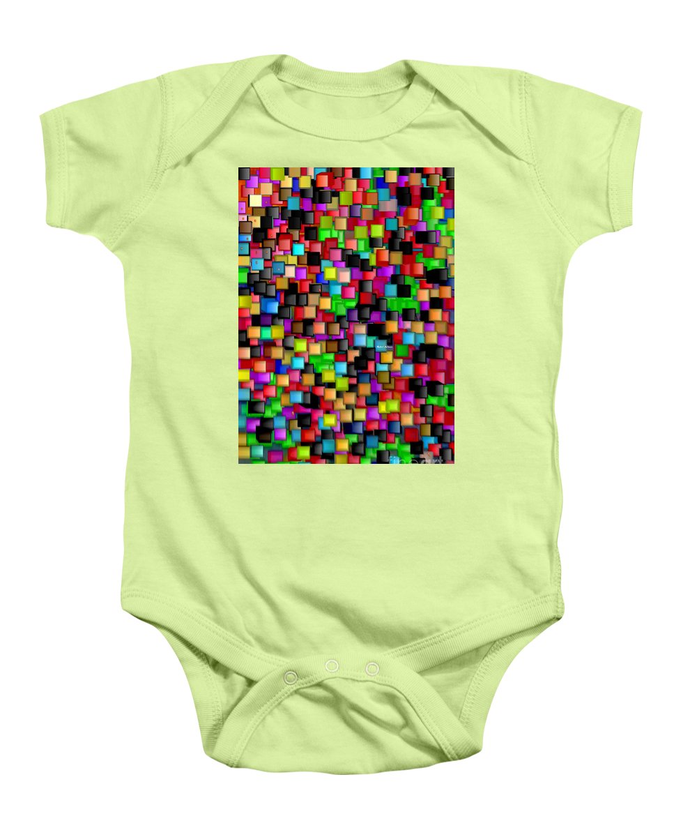 Rainbow Checkers 2 - Baby Onesie