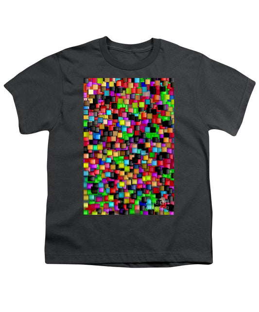 Rainbow Checkers 2 - Youth T-Shirt