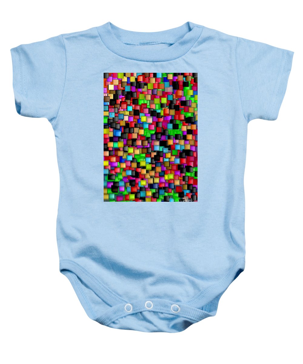 Rainbow Checkers 2 - Baby Onesie