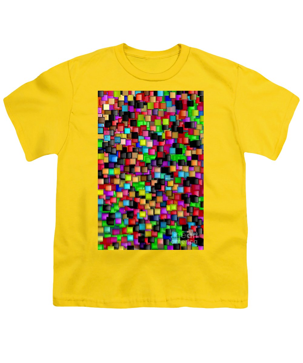 Rainbow Checkers 2 - Youth T-Shirt