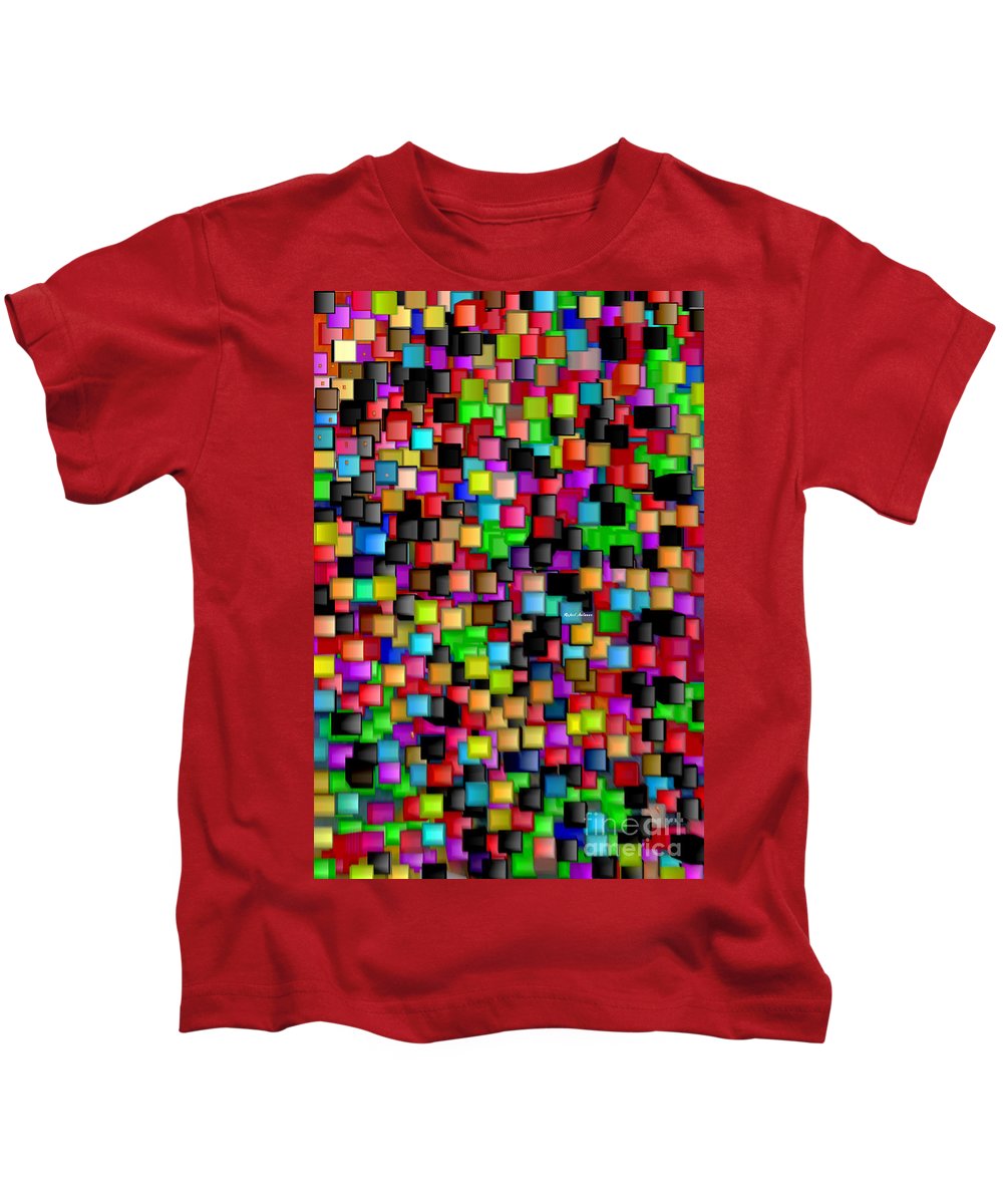 T-shirt pour enfant Rainbow Checkers 2