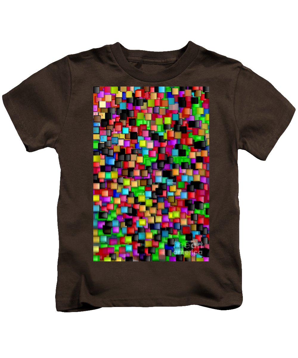 T-shirt pour enfant Rainbow Checkers 2