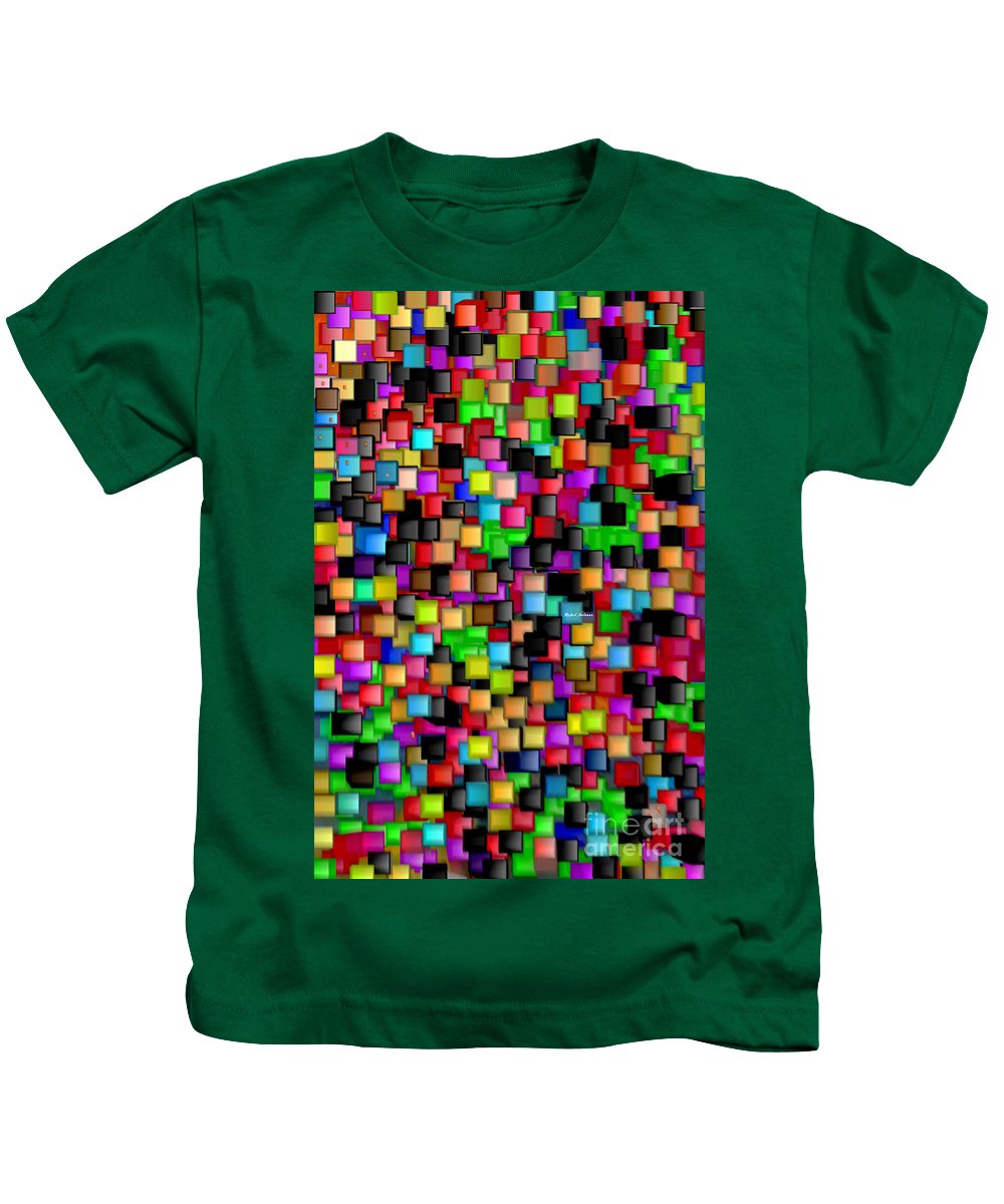 T-shirt pour enfant Rainbow Checkers 2