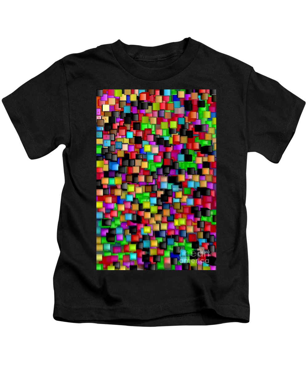 T-shirt pour enfant Rainbow Checkers 2