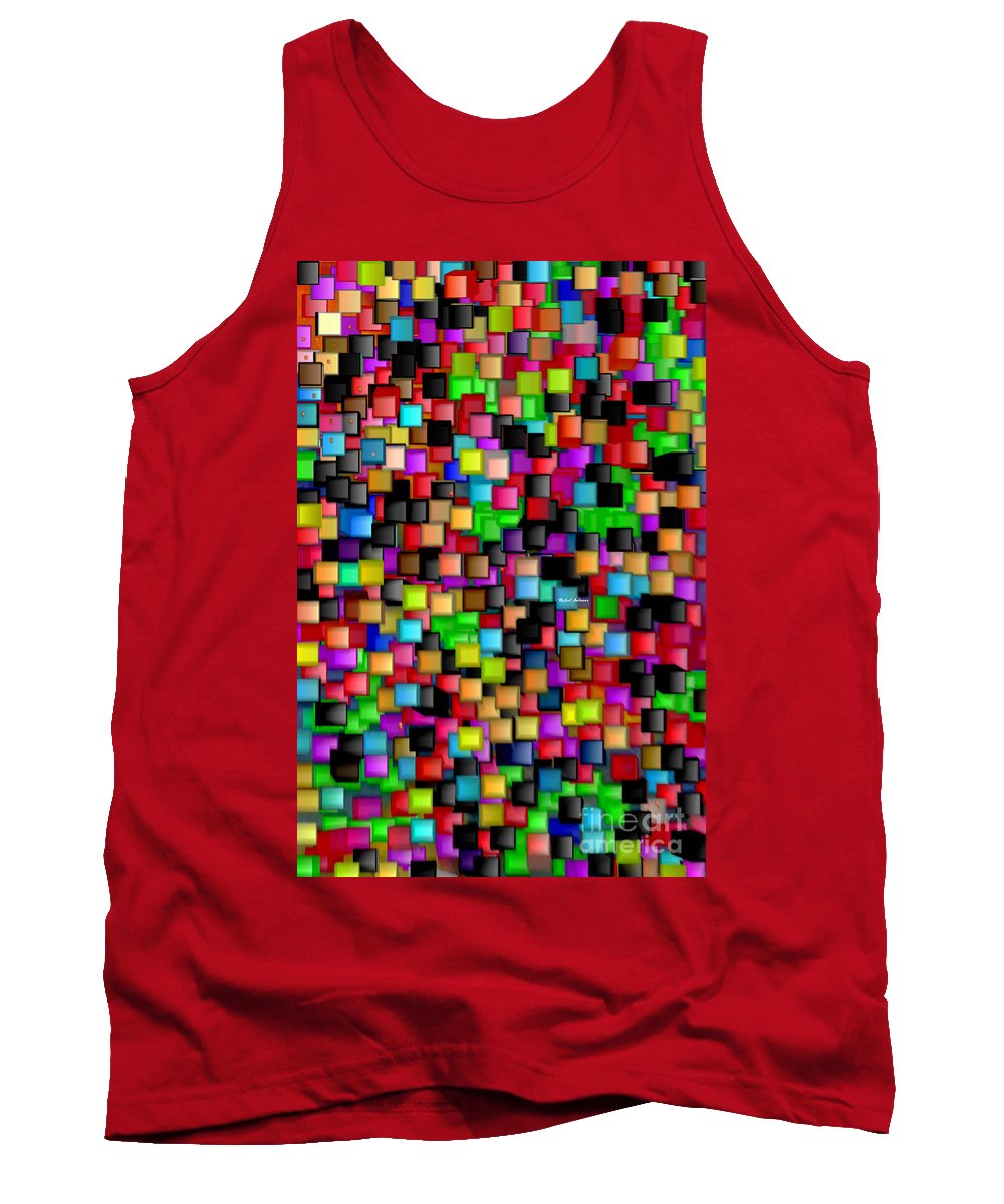 Rainbow Checkers 2 - Tank Top