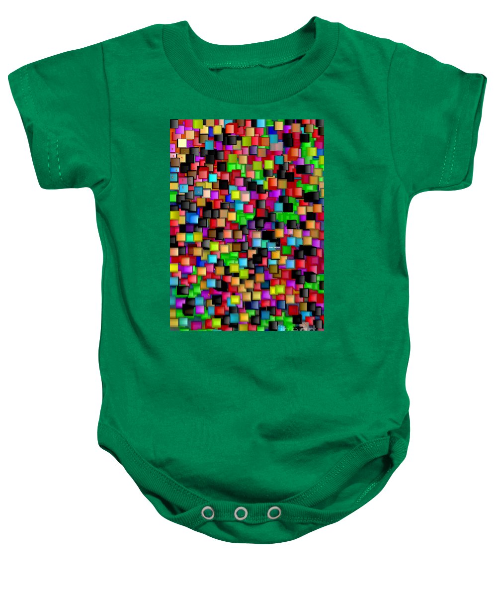 Rainbow Checkers 2 - Baby Onesie