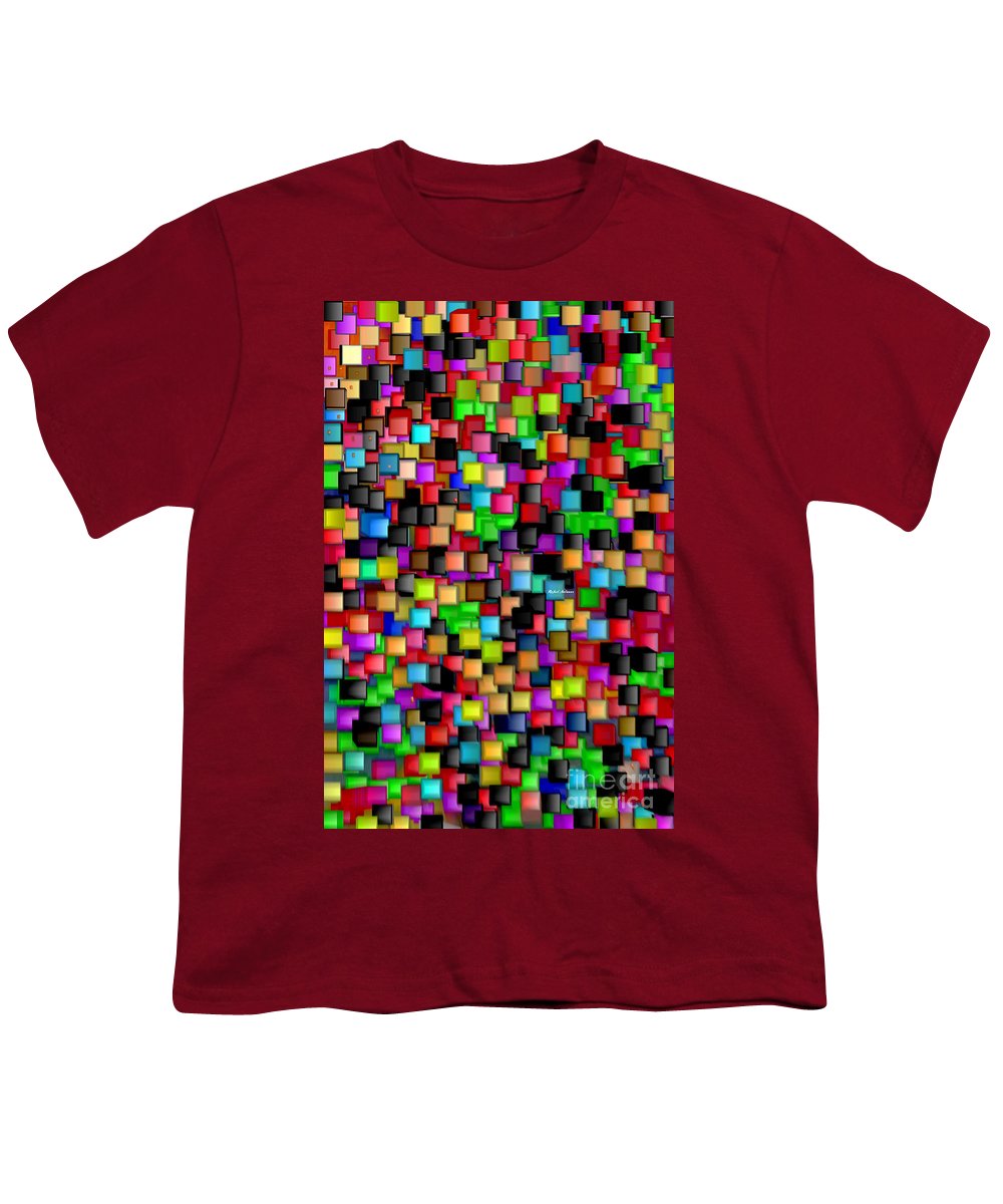 Rainbow Checkers 2 - Youth T-Shirt