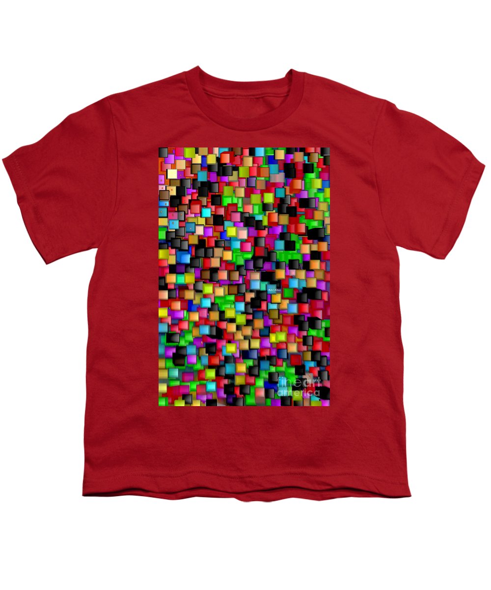 Rainbow Checkers 2 - Youth T-Shirt