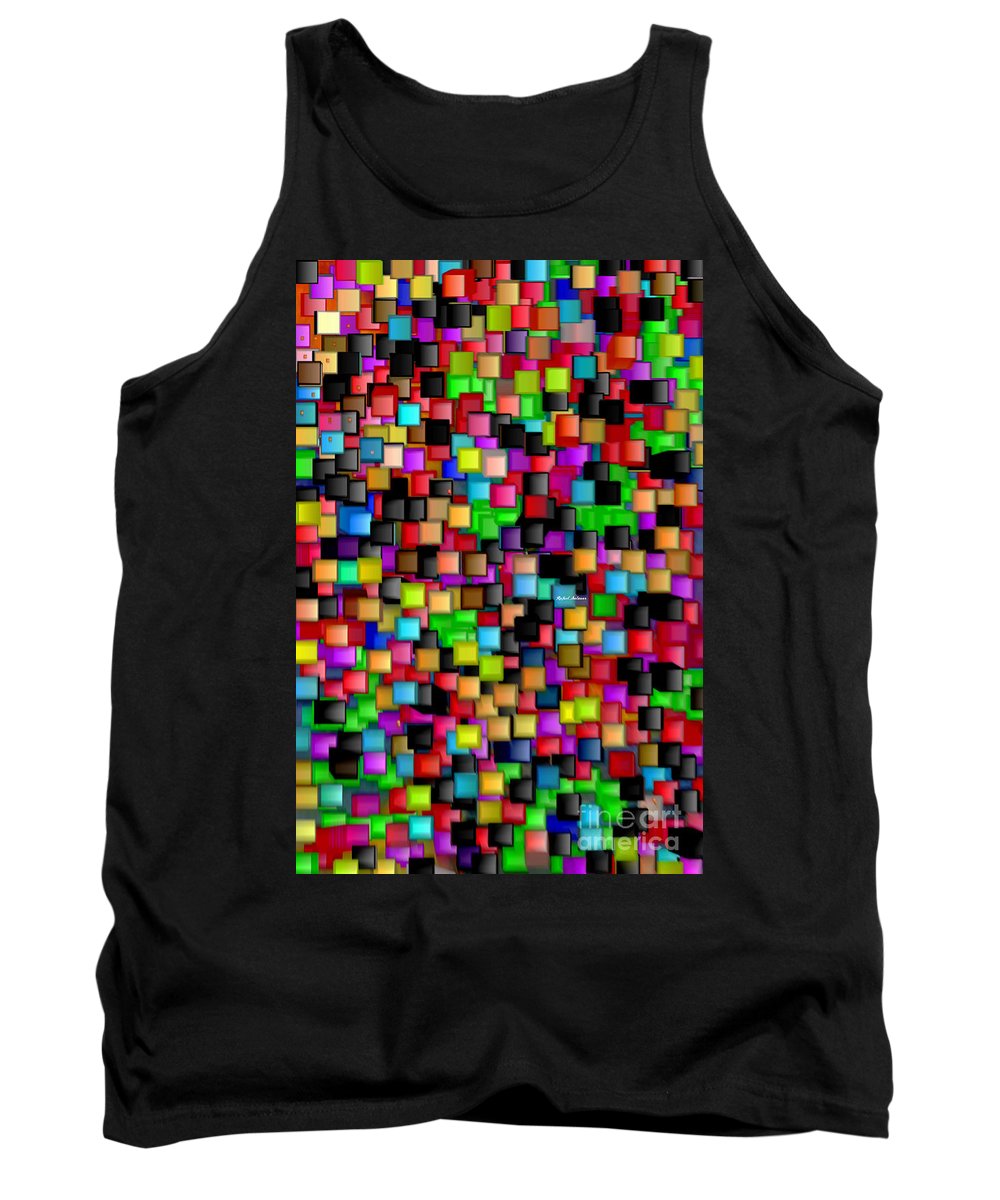 Rainbow Checkers 2 - Tank Top