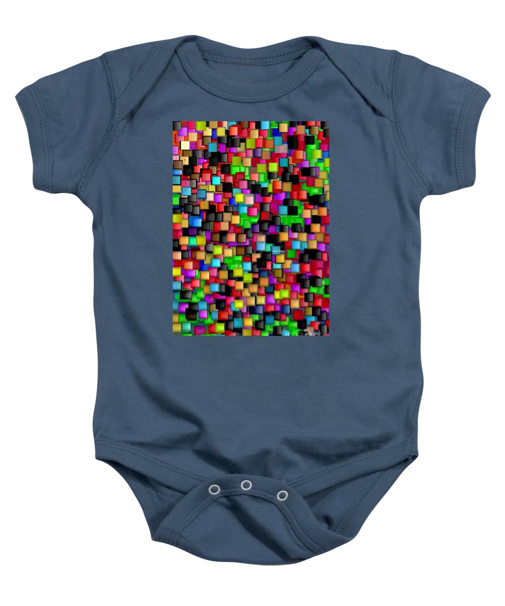 Rainbow Checkers 2 - Baby Onesie