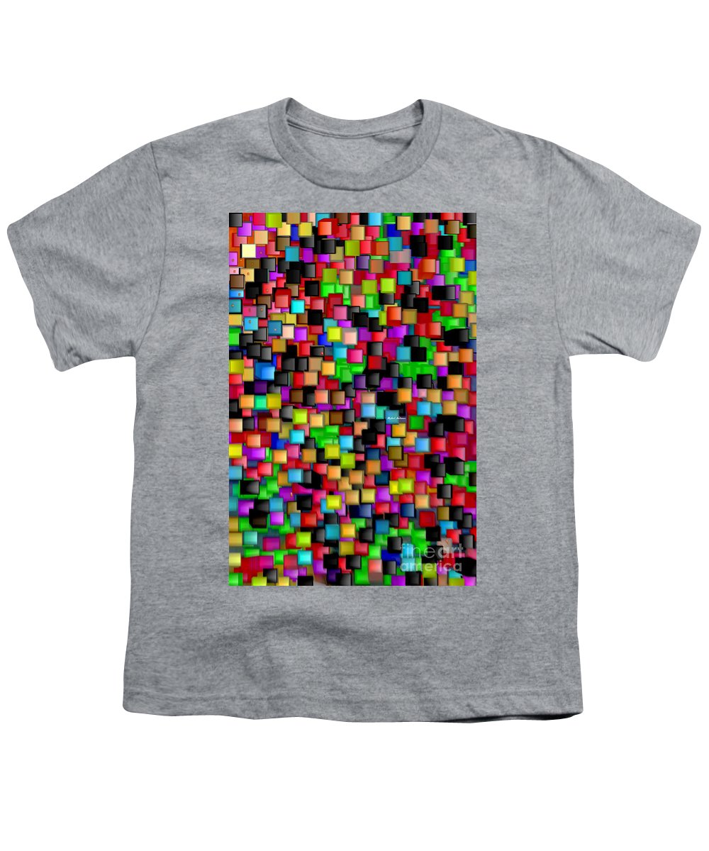 Rainbow Checkers 2 - Youth T-Shirt