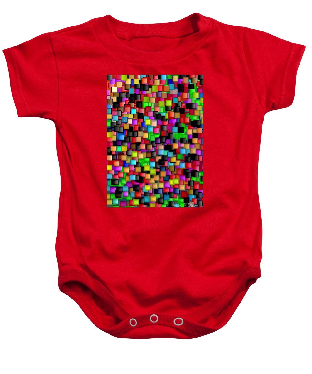 Rainbow Checkers 2 - Baby Onesie