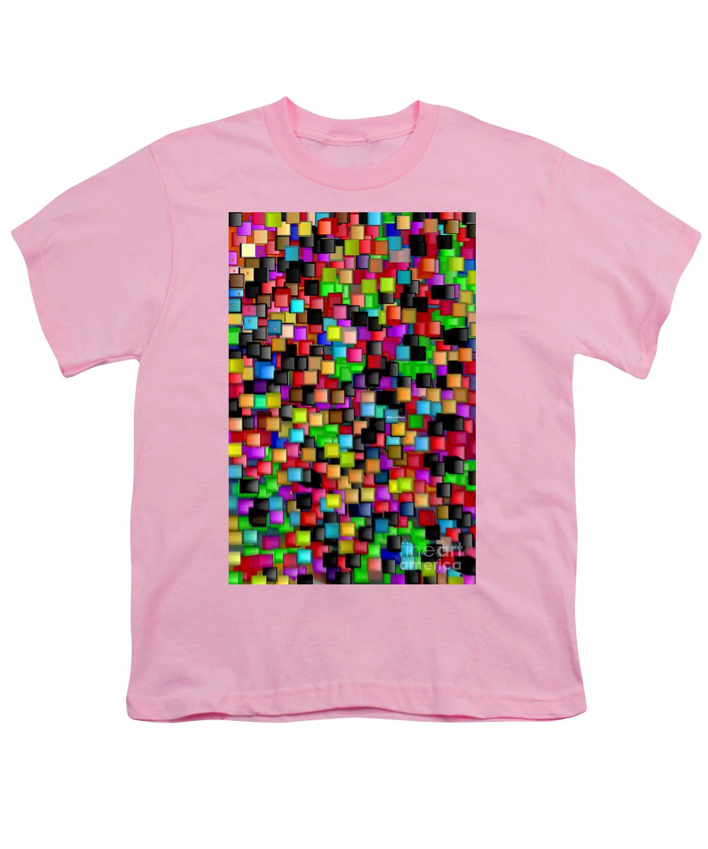 Rainbow Checkers 2 - Youth T-Shirt