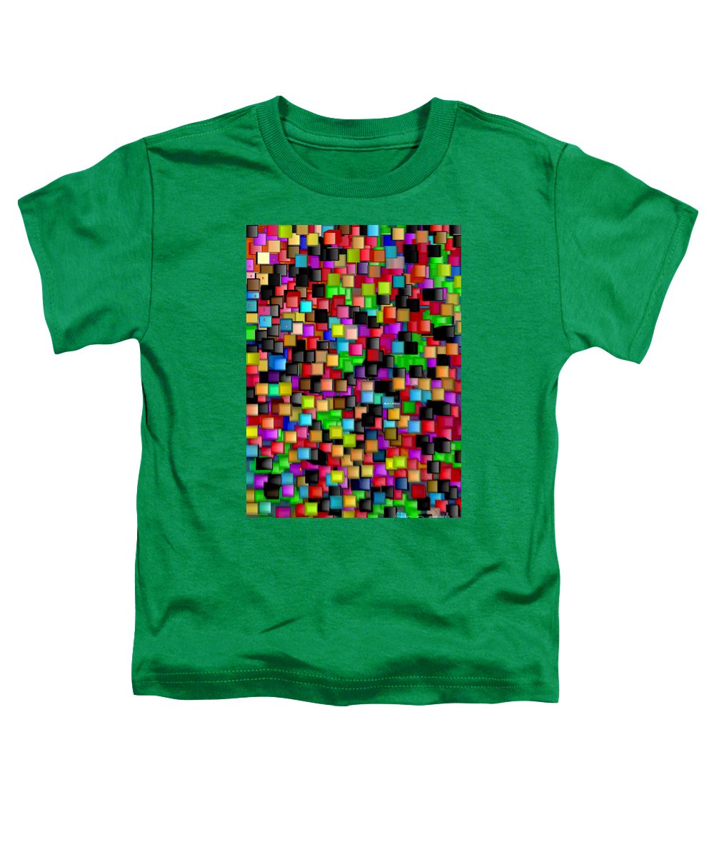 Rainbow Checkers 2 - Toddler T-Shirt