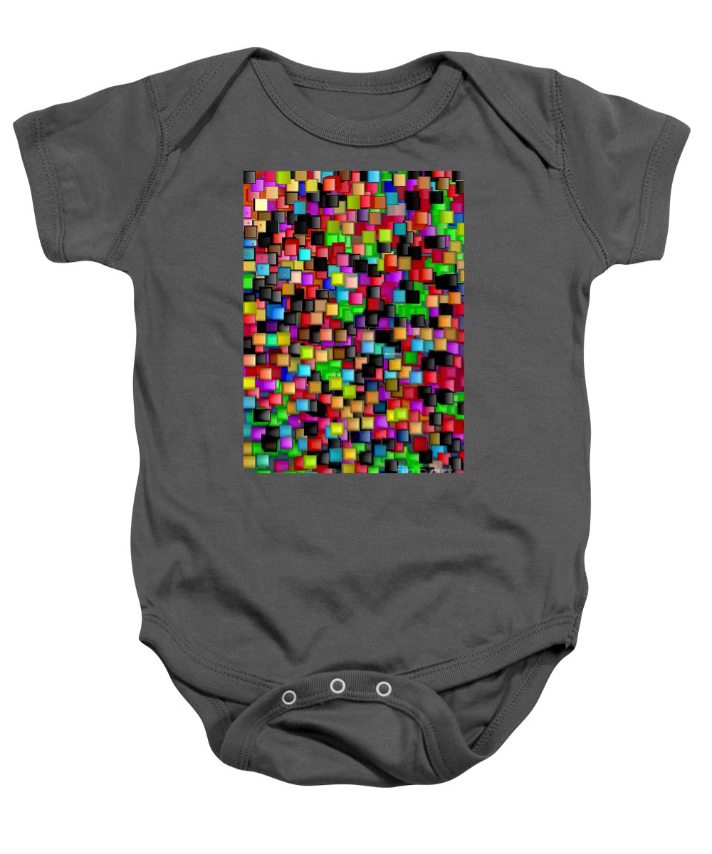 Rainbow Checkers 2 - Baby Onesie