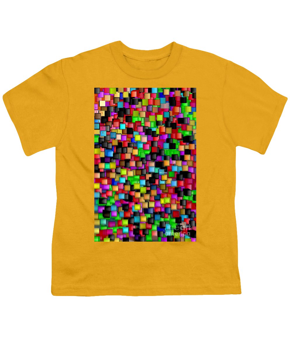 Rainbow Checkers 2 - Youth T-Shirt