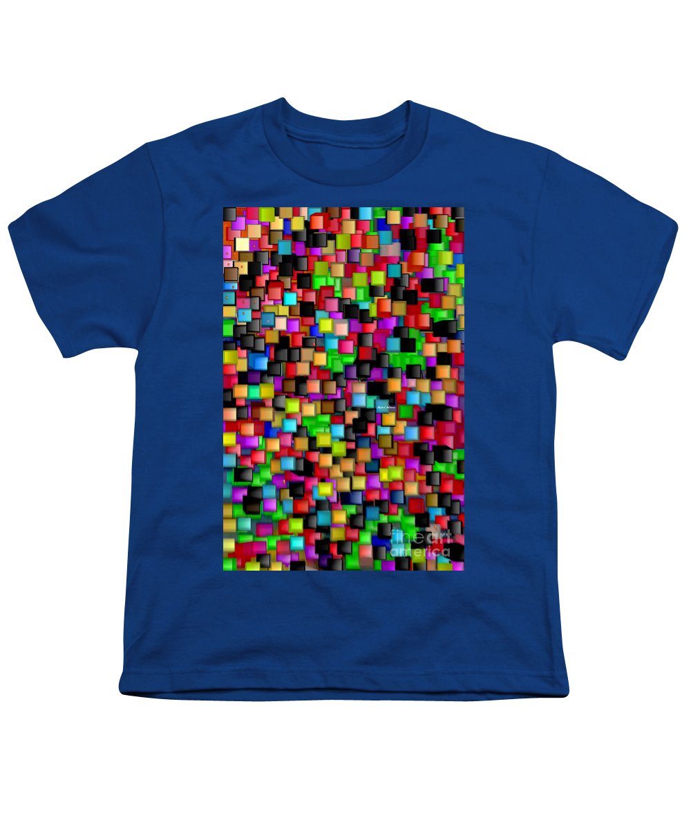 Rainbow Checkers 2 - Youth T-Shirt