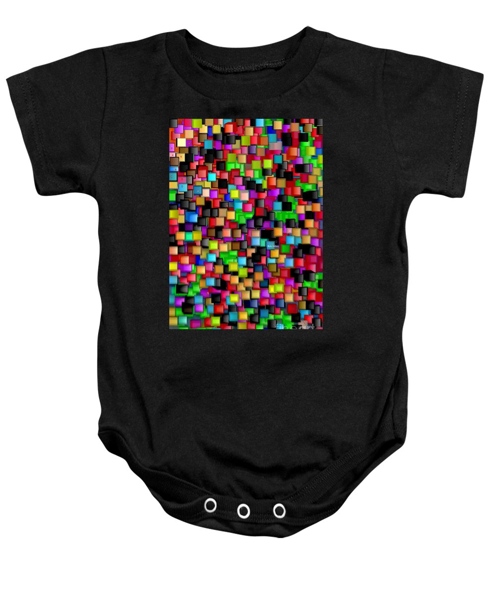 Rainbow Checkers 2 - Baby Onesie