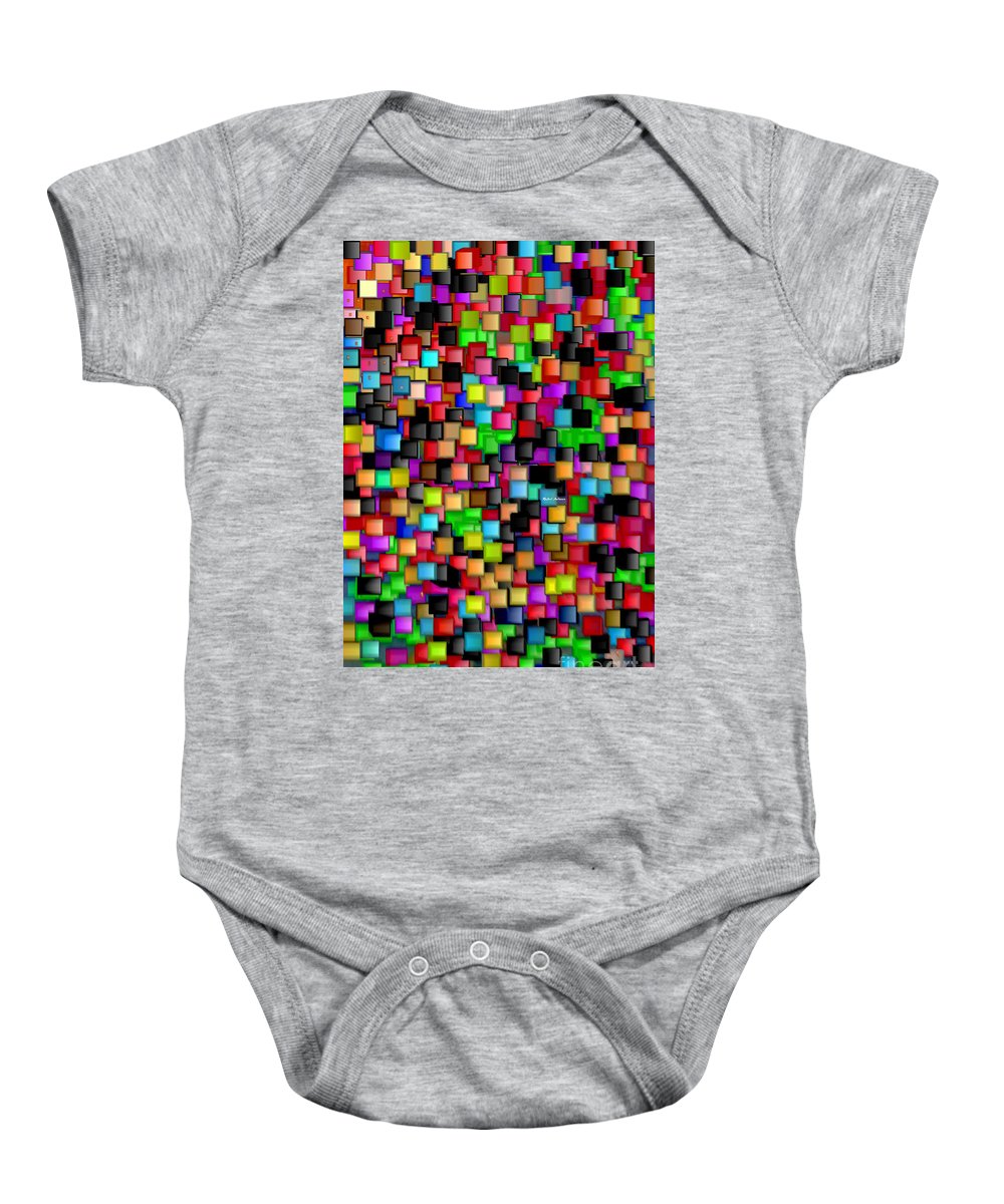 Rainbow Checkers 2 - Baby Onesie