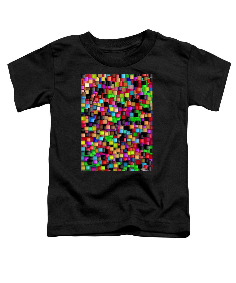 Rainbow Checkers 2 - Toddler T-Shirt