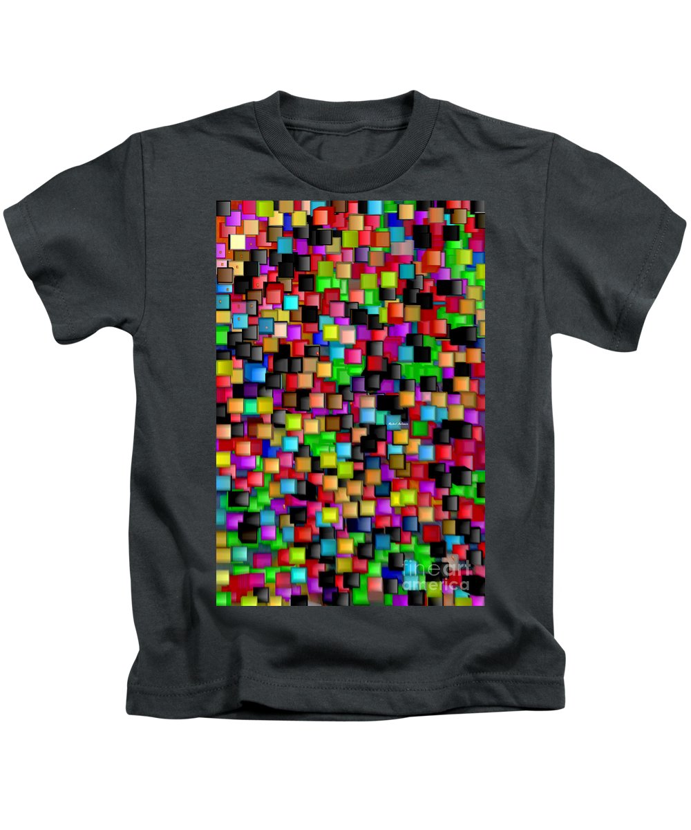 T-shirt pour enfant Rainbow Checkers 2