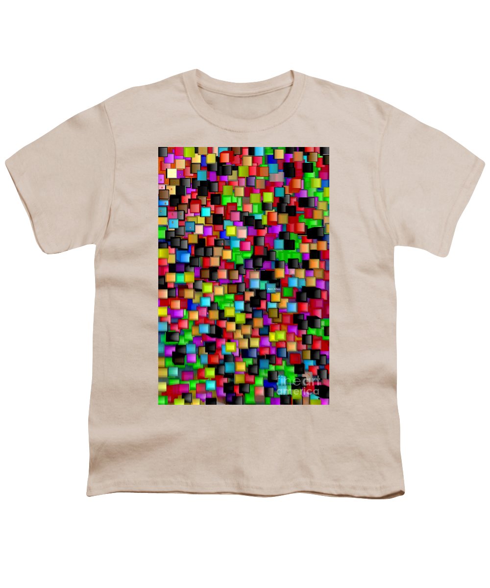 Rainbow Checkers 2 - Youth T-Shirt