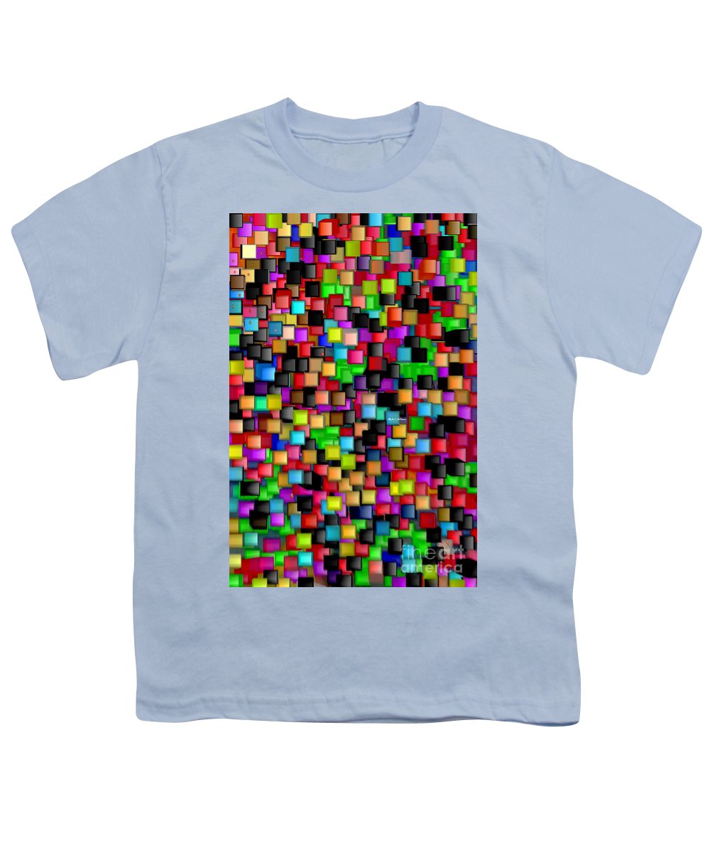 Rainbow Checkers 2 - Youth T-Shirt