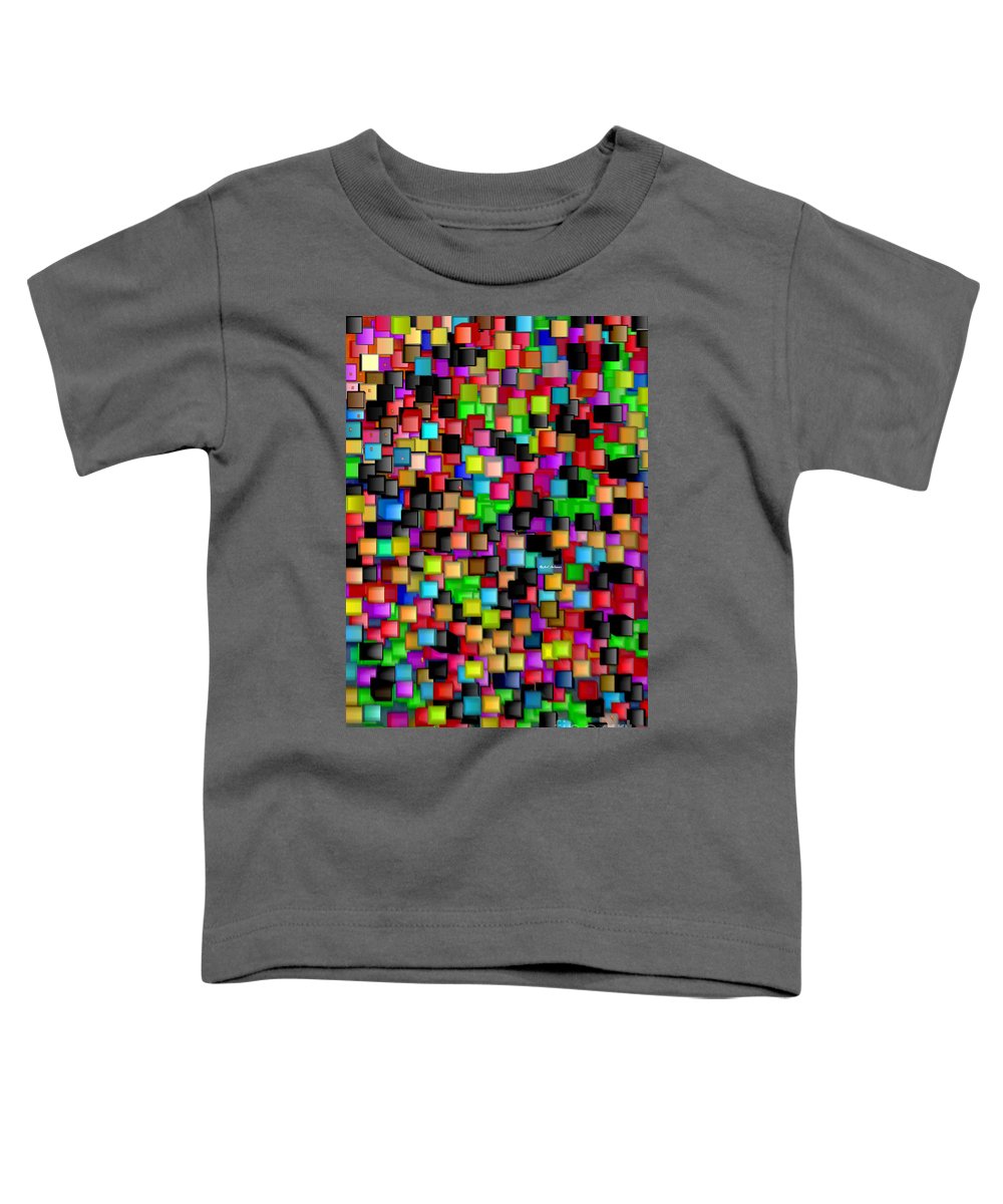 Rainbow Checkers 2 - Toddler T-Shirt