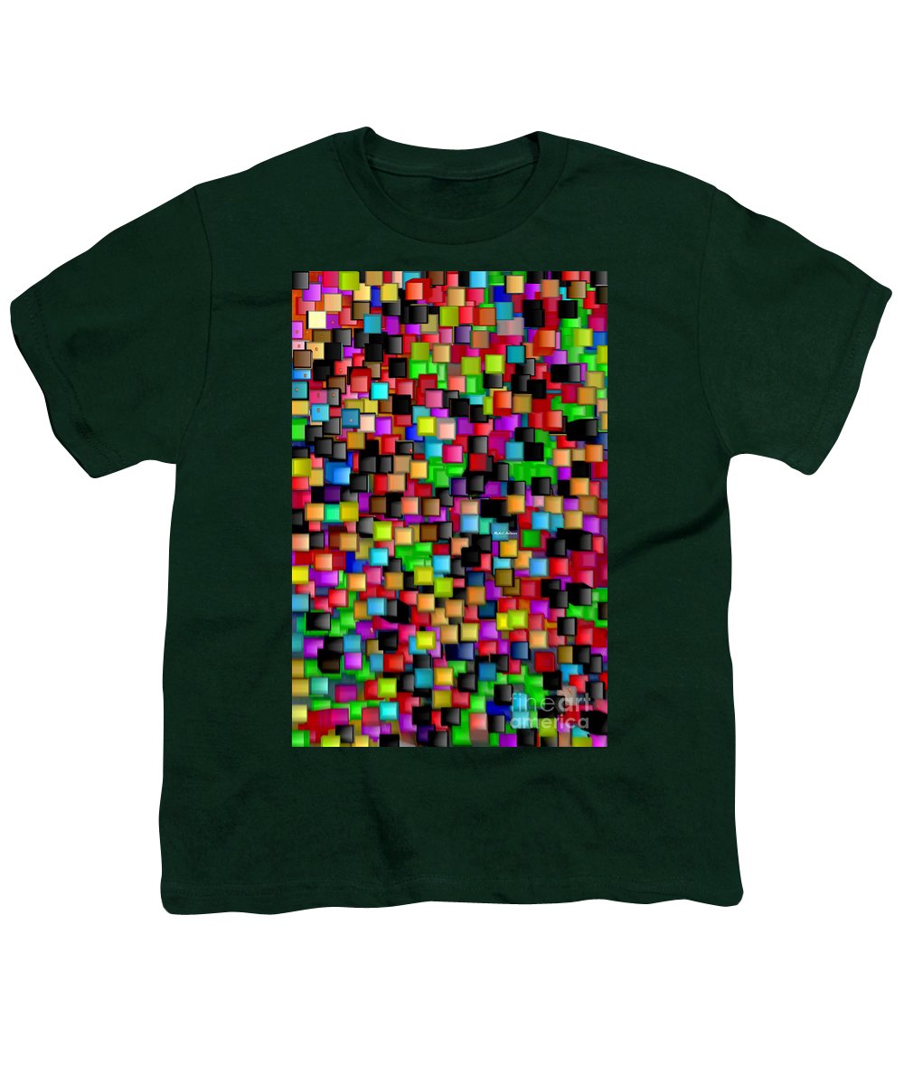 Rainbow Checkers 2 - Youth T-Shirt