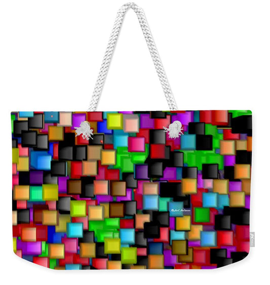 Rainbow Checkers 2 - Weekender Tote Bag