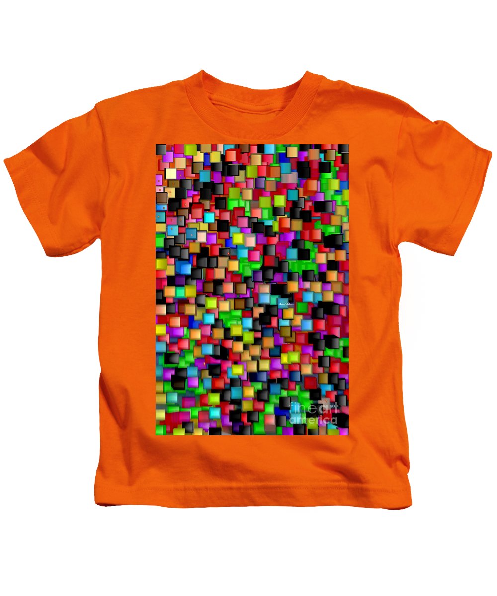 T-shirt pour enfant Rainbow Checkers 2