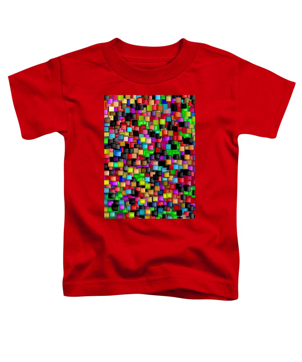 Rainbow Checkers 2 - Toddler T-Shirt