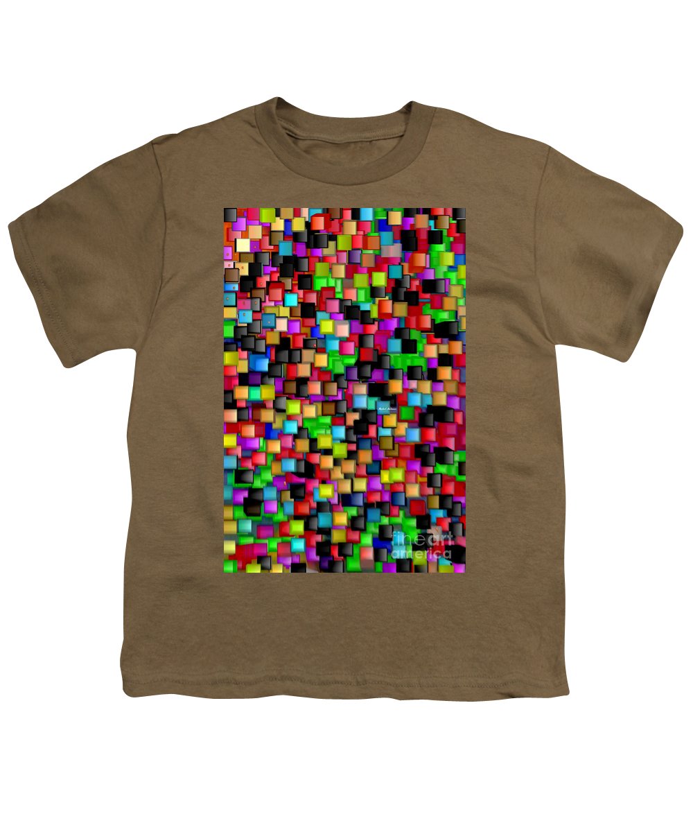 Rainbow Checkers 2 - Youth T-Shirt