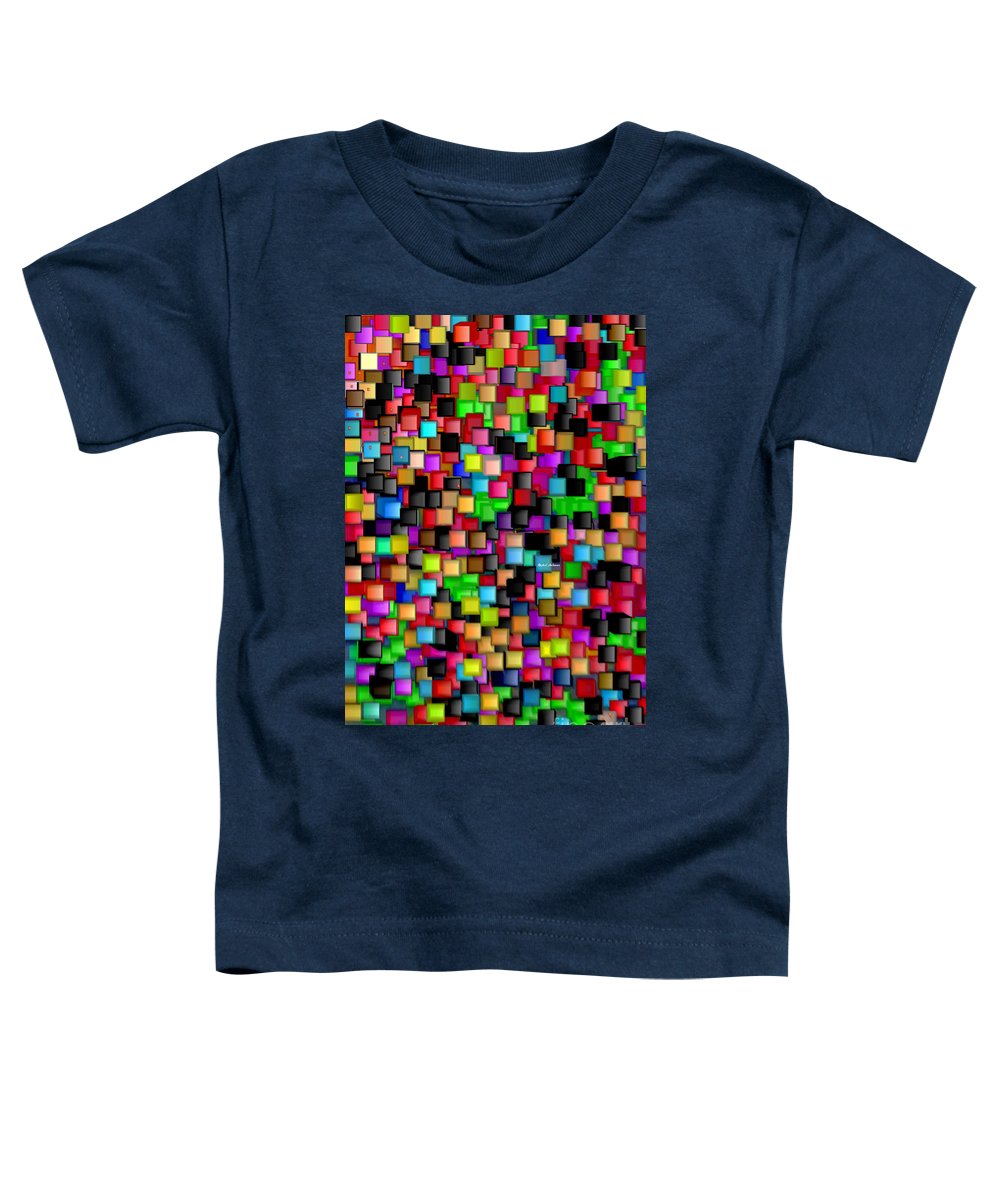 Rainbow Checkers 2 - Toddler T-Shirt