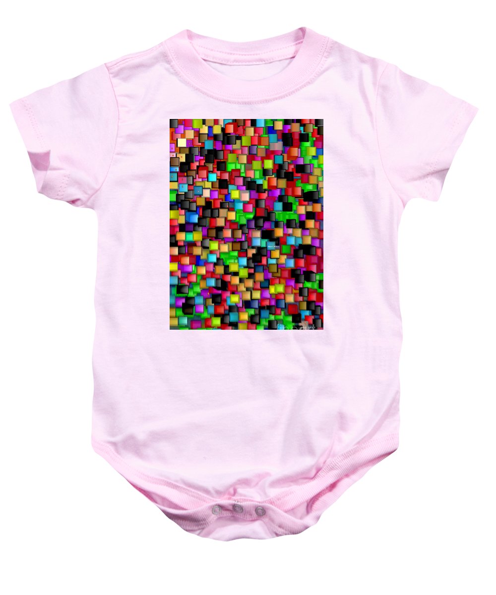 Rainbow Checkers 2 - Baby Onesie