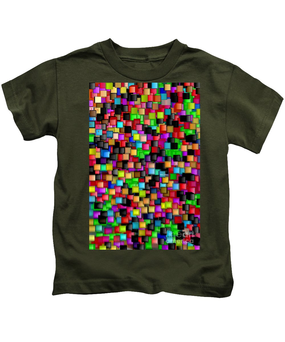 T-shirt pour enfant Rainbow Checkers 2